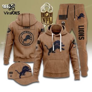 Limited Detroit Lions 2024 Salute To Service Combo Hoodie, Jogger, Cap