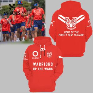 Limited New Zealand Warriors FC Home Of The Mighty Red Hoodie, Jogger, Cap