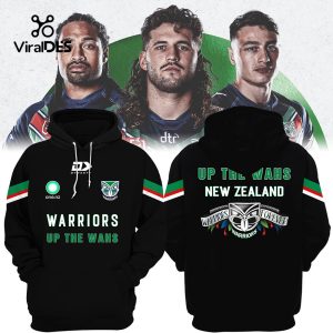 New Zealand Warriors 2023 Up The Wash NRL Black Hoodie, Jogger, Cap