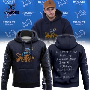 Limited Detroit Lions Speical Design For Thanksgiving Navy Hoodie 3D