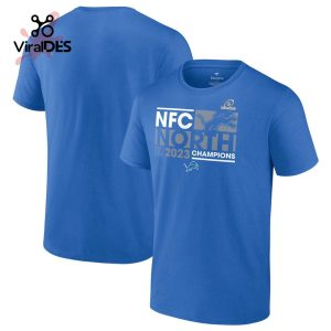Limited 2023 Detroit Lions NFC North Champions Blue T-Shirt, Jogger, Cap