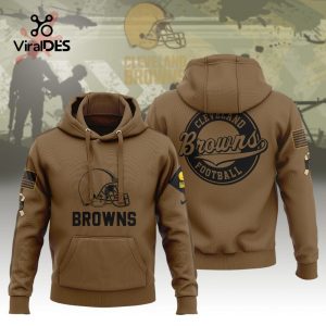 NFL Cleveland Browns Veteran Day Hoodie, Jogger, Cap Limited Edition