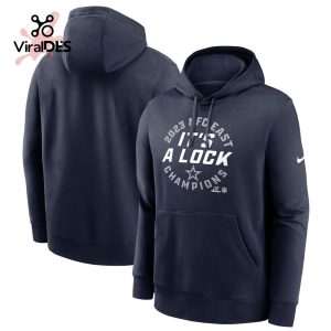 Dallas Cowboys It’s A Lock NFC East 2023 Champions Navy Hoodie 3D