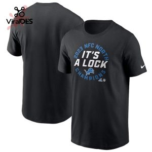 2023 Detroit Lions It’s A Lock NFC North Champions T-Shirt, Jogger, Cap Limited