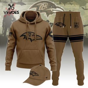NFL Baltimore Ravens Veteran Day Hoodie, Jogger, Cap Limited Edition