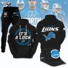 Detroit Lions It’s A Lock 2023 Division Champions Combo Blue Hoodie, Jogger, Cap