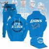 Detroit Lions It’s A Lock 2023 Division Champions Black Combo Hoodie, Jogger, Cap