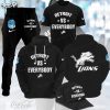 Detroit Lions It’s A Lock 2023 Division Champions White Combo Hoodie, Jogger, Cap