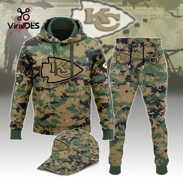 Kansas City Special Veterans Edition NFL Football Design Hoodie, Jogger, Cap