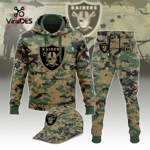 NFL Las Vegas Raiders Salute To Service Veteran Day Hoodie, Jogger, Cap Limited Edition