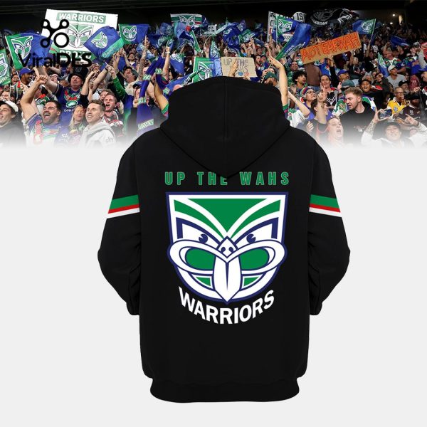 Limited 2023 New Zealand Warriors NRL Up The Wash Black Hoodie, Jogger, Cap