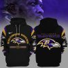 Limited Baltimore Ravens NFL Crucial Catch Sprots Black Hoodie, Jogger, Cap