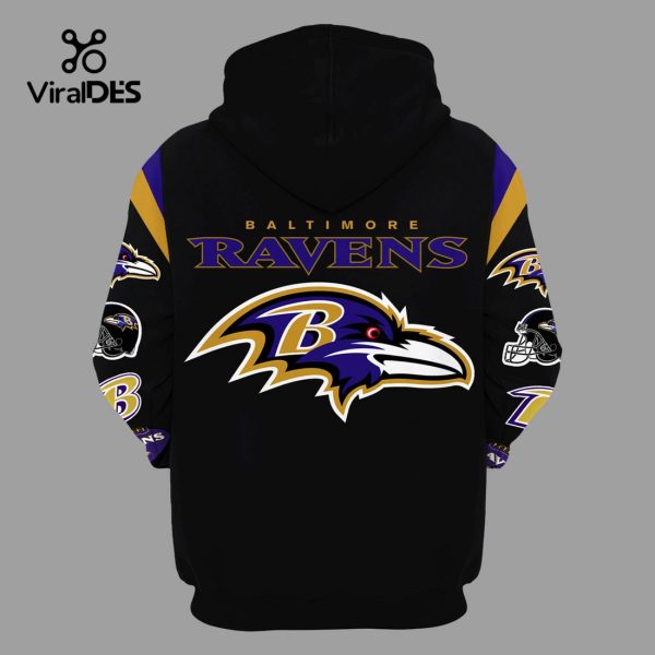 Limited 2024 Baltimore Ravens NFL Football Gift Black Hoodie, Jogger, Cap