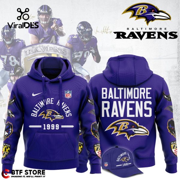 Limited Baltimore Ravens NFL Football Collection Blue Hoodie, Jogger, Cap