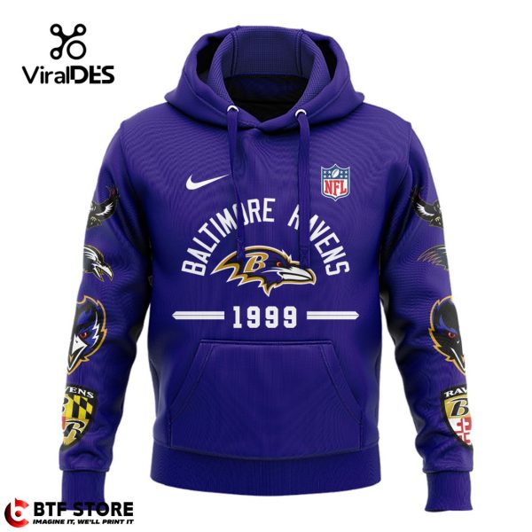 Limited Baltimore Ravens NFL Football Collection Blue Hoodie, Jogger, Cap