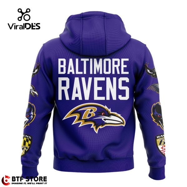 Limited Baltimore Ravens NFL Football Collection Blue Hoodie, Jogger, Cap