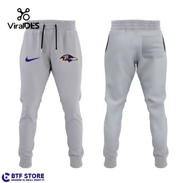 Limited Baltimore Ravens NFL Football Sports Gift White Hoodie, Jogger, Cap