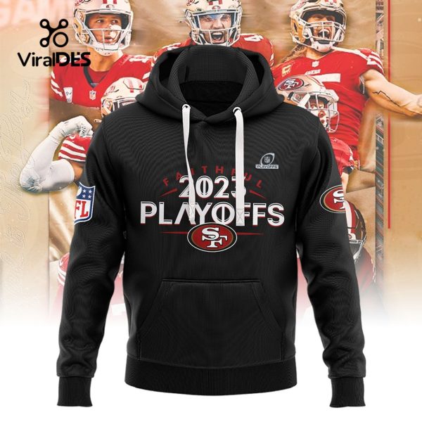 Limited San Francisco 49ers 2023 NFL Playoffs Special Black Hoodie, Jogger, Cap