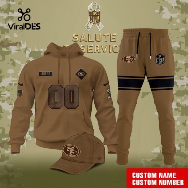 Limited Veteran Personalized San Francisco 49ers Hoodie, Jogger, Cap