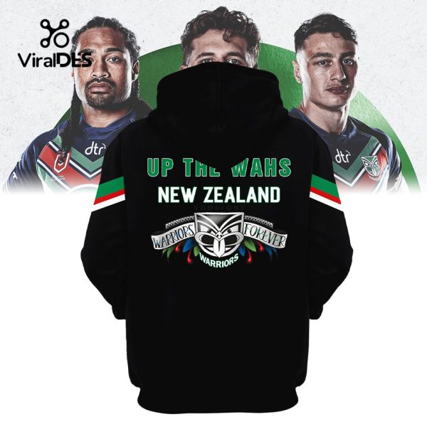 New Zealand Warriors 2023 Up The Wash NRL Black Hoodie, Jogger, Cap