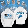 NFC North 2023 Champions Detroit Lions Black Sports Hoodie 3D