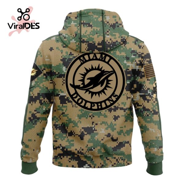 NFL Miami Dolphins Salute To Service Veteran Day Hoodie, Jogger, Cap Limited Edition