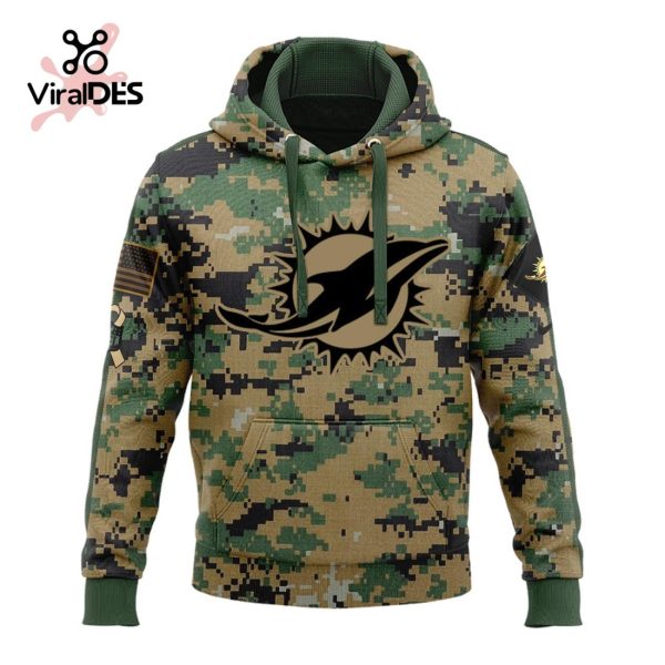 NFL Miami Dolphins Salute To Service Veteran Day Hoodie, Jogger, Cap Limited Edition