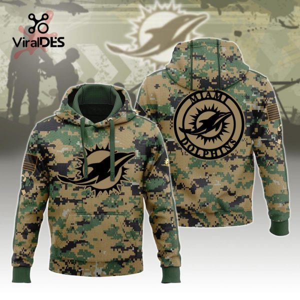 NFL Miami Dolphins Salute To Service Veteran Day Hoodie, Jogger, Cap Limited Edition