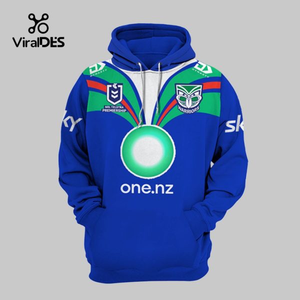 NRL New Zealand Warriors Up The Wahs FC Blue Combo Hoodie, Jogger, Cap Limited