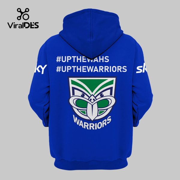 NRL New Zealand Warriors Up The Wahs FC Blue Combo Hoodie, Jogger, Cap Limited