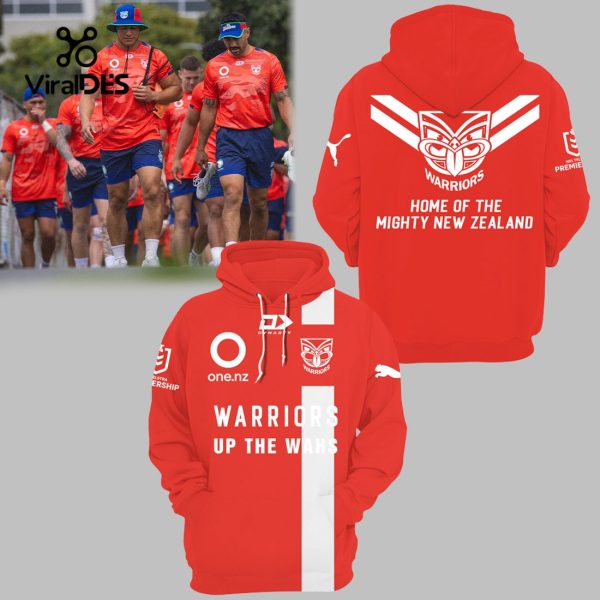 NRL Up The Wash New Zealand Warriors FC Red Hoodie, Jogger, Cap Limited