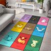 Pikachu Halloween Pokemon Area Rug Home Decor