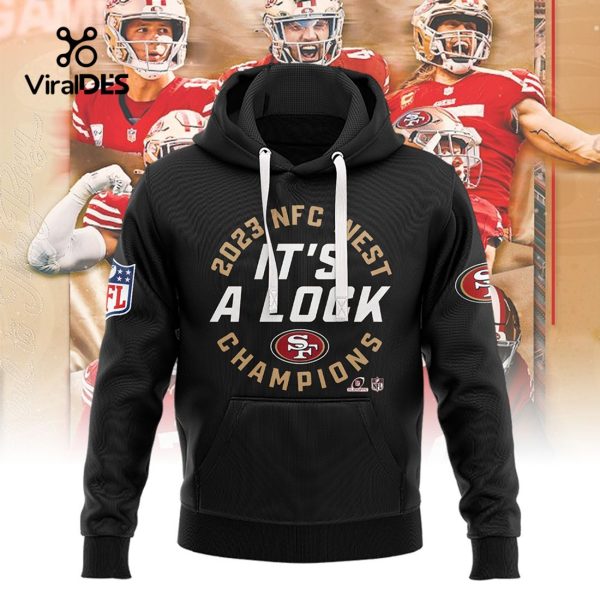 San Francisco 49ers – NFC West 2023 Champions It’s A Lock Black Hoodie, Jogger, Cap