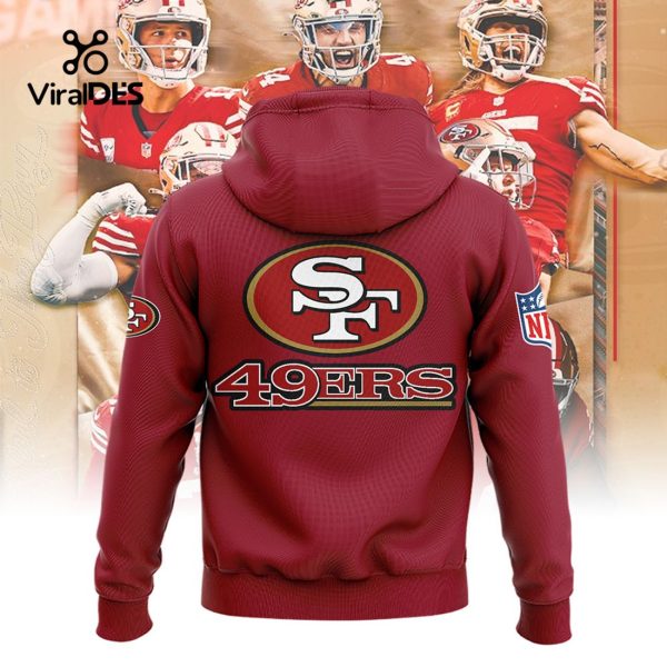 San Francisco 49ers Red 2023 NFL Playoffs Hoodie, Jogger, Cap Limited