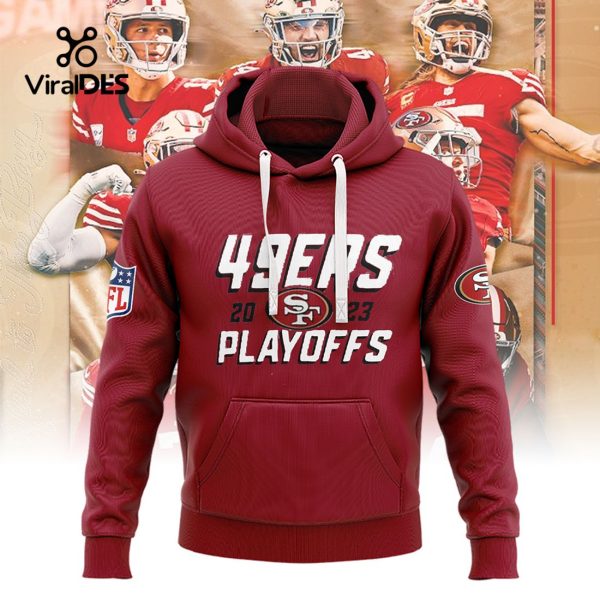 San Francisco 49ers Red 2023 NFL Playoffs Hoodie, Jogger, Cap Limited