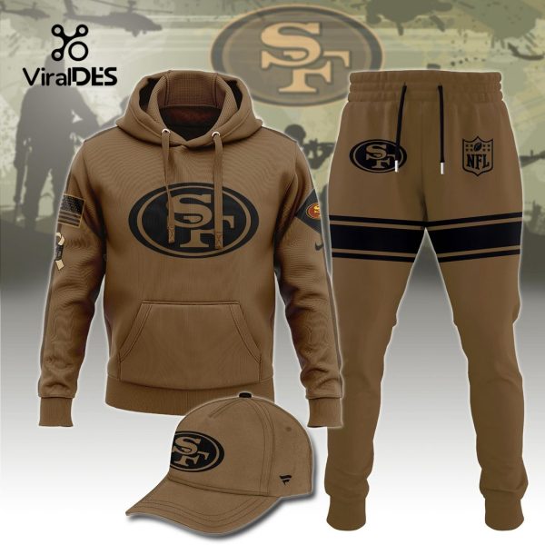 Special Veteran NFL San Francisco 49ers Hoodie, Jogger, Cap Limited