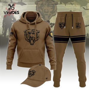 NFL Chicago Bears Veteran Day Hoodie, Jogger, Cap Limited Edition