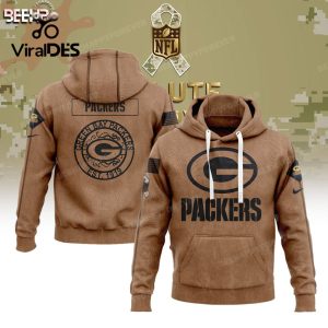 Green Bay Packers NFL Salute To Service Veterans Hoodie, Jogger, Cap