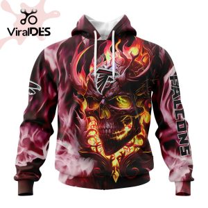 Personalized NFL Atlanta Falcons Limited Skull Art Design Hoodie 3D