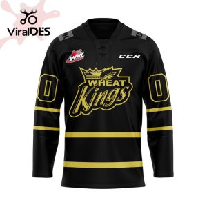 Custom Brandon Wheat Kings Home Hockey Jersey Personalized Letters Number