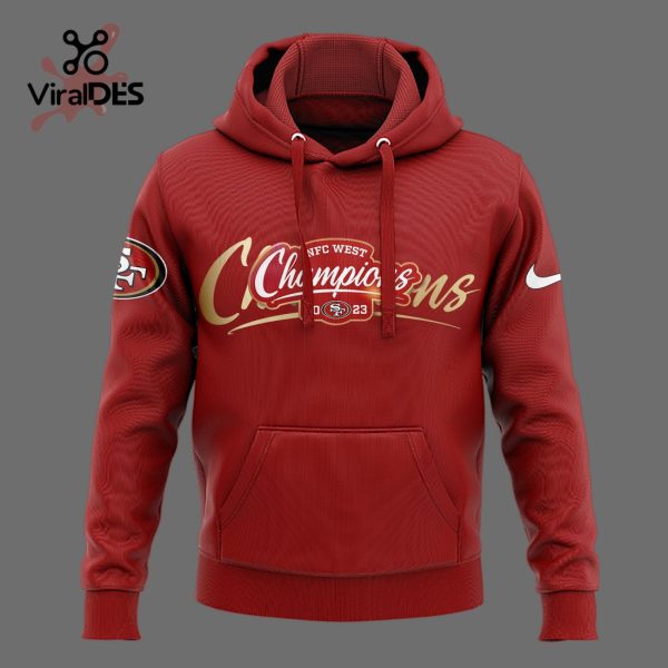 2023 It’s A Lock San Francisco 49ers NFC Champions Red Hoodie, Jogger, Cap