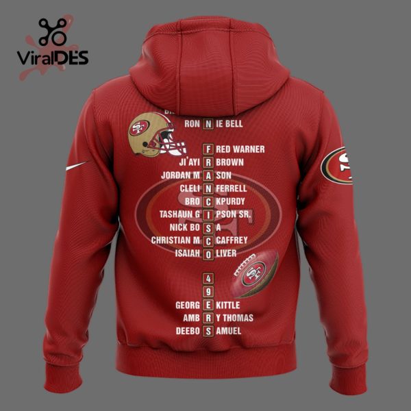 2023 It’s A Lock San Francisco 49ers NFC Champions Red Hoodie, Jogger, Cap