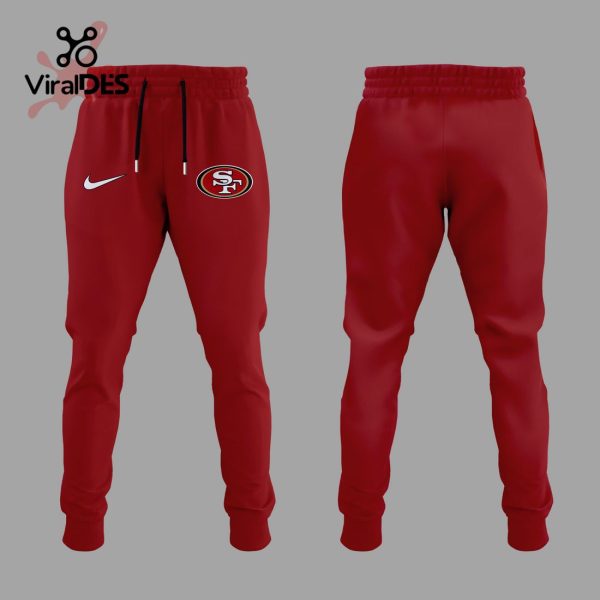 2023 It’s A Lock San Francisco 49ers NFC Champions Red Hoodie, Jogger, Cap