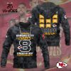 2023 Kansas City Chiefs Straight AFC Championships Signatures Design Hoodie 3D