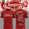 2023 AFC Champions Kansas City Chiefs Locker Room Trophy Black T-Shirt, Jogger, Cap