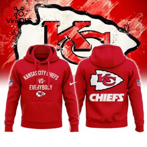 Limited Edition Kansas City Chiefs Vs Everybody Red Hoodie, Jogger, Cap