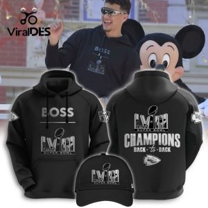 Kansas City Chiefs Super Bowl Patrick Mahomes Boss Black Hoodie, Jogger, Cap Special Edition