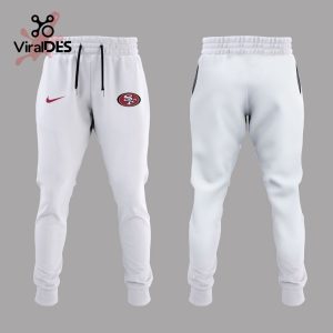 It’s A Lock San Francisco 49ers 2023 NFC Champions White Hoodie, Jogger, Cap