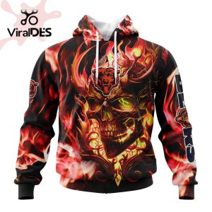 Personalized NFL Chicago Bears Limited Skull Art Design Hoodie 3D