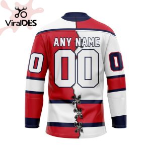 Custom Lethbridge Hurricanes Mix Home And Away Hockey Jersey Personalized Letters Number